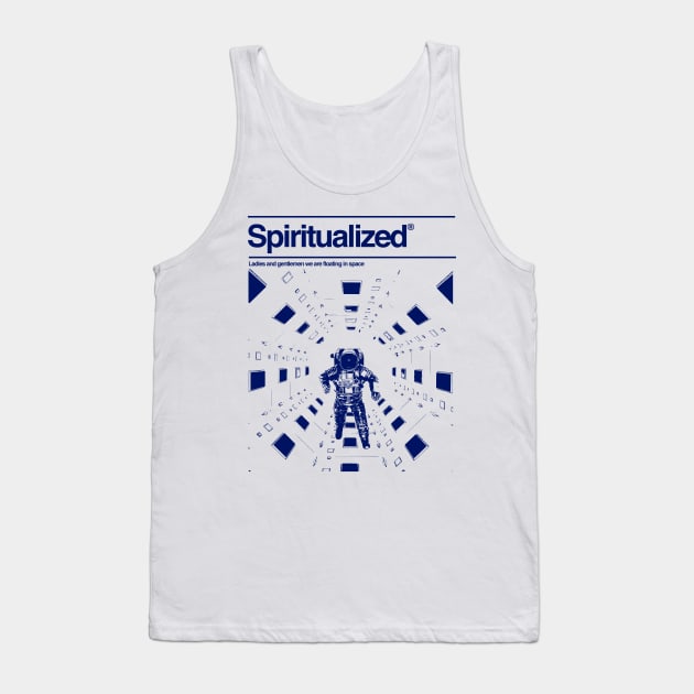 Spiritualized - 2001 Space Odyssey - Tribute Artwork Tank Top by Vortexspace